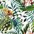 jungle leaf print wallpaper