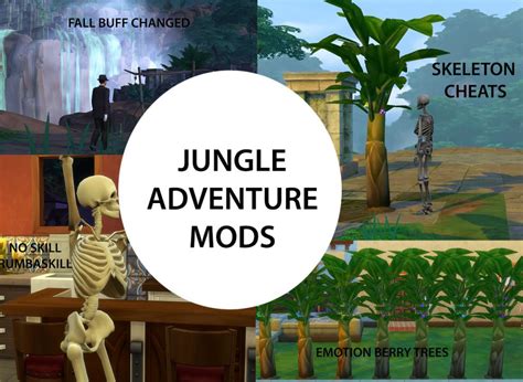 jungle adventure mods sims 4