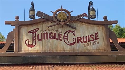 jungle cruise boat sign