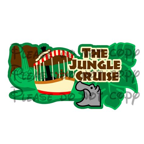 jungle cruise boat svg
