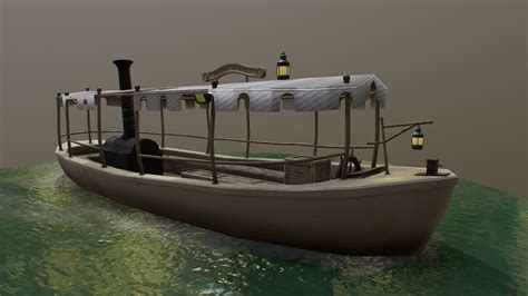 jungle cruise boathouse 3d model