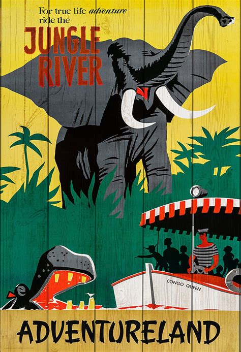 jungle cruise disneyland poster