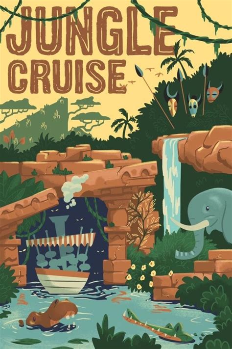 jungle cruise ride poster