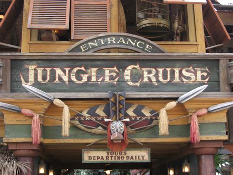 jungle cruise sign disneyland