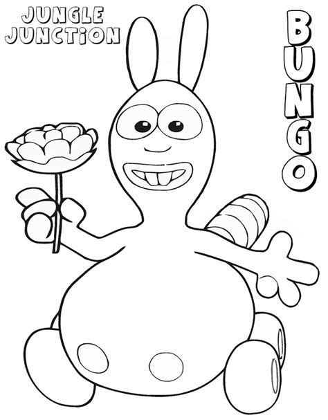 Jungle Junction Coloring Pages