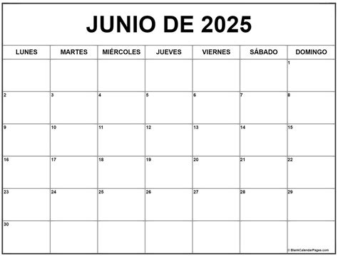 Junio 2024 Calendar