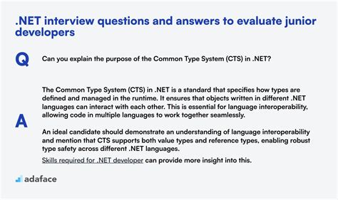 junior .net developer interview questions