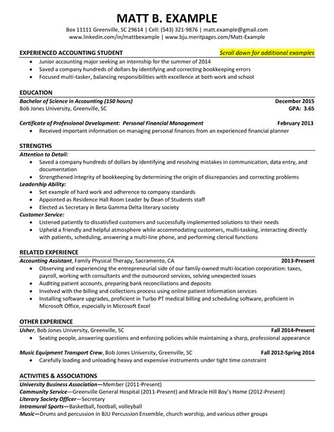 junior accountant resume sample pdf