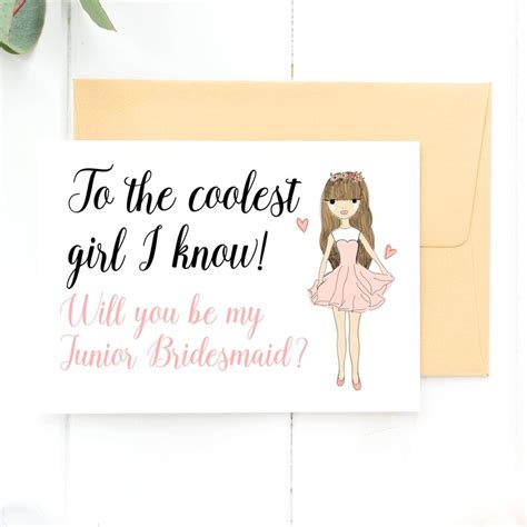 Junior Bridesmaid Proposal Ideas