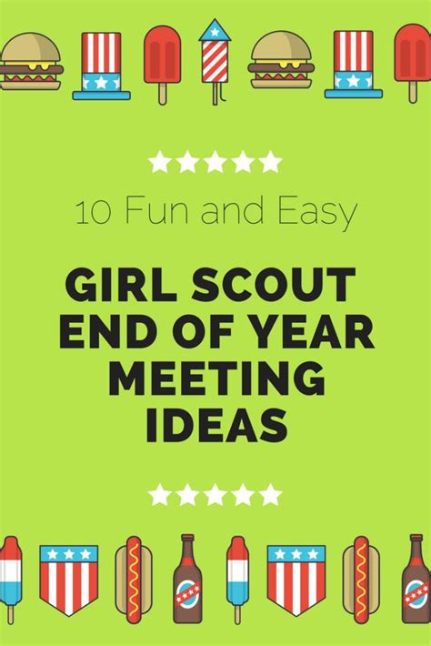 junior girl scout meeting activities