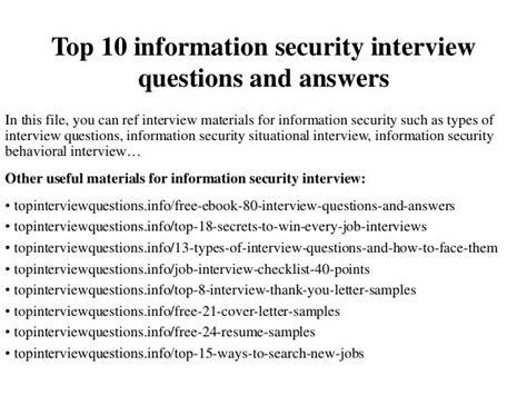 junior information security analyst interview questions