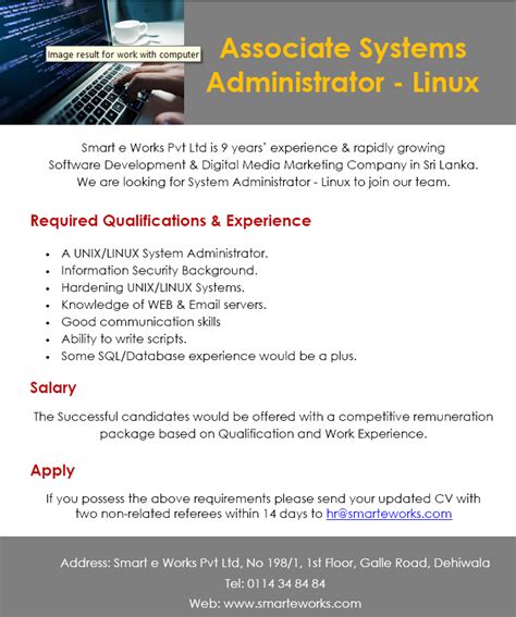 junior linux system administrator jobs