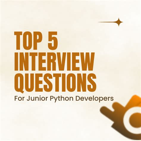 junior python developer technical interview questions