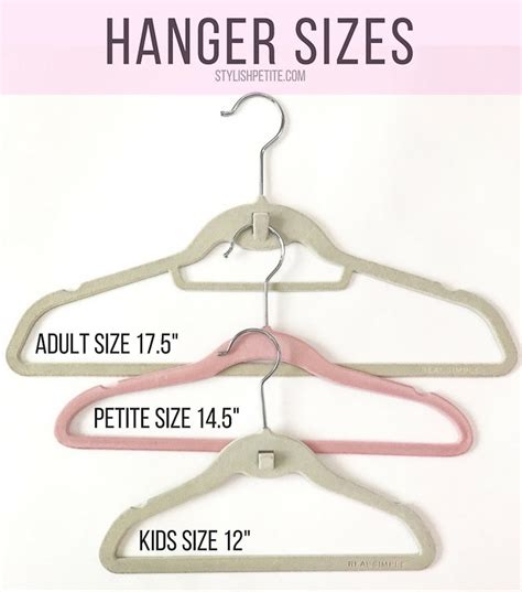 junior size clothes hangers