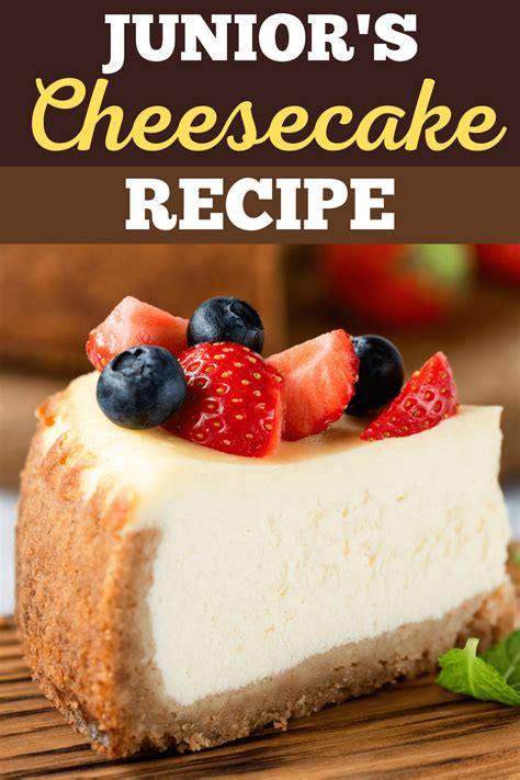 juniors cheesecake recipes from the book
