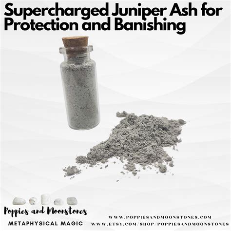 juniper ash for protection