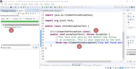 Junit Don't Throw Exception