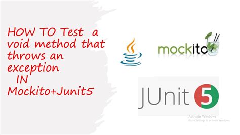 Junit Mock Method That Throws Exception