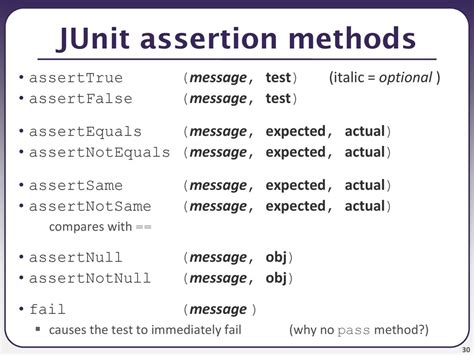 Junit Test Method Arguments