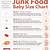 junk food baby size chart