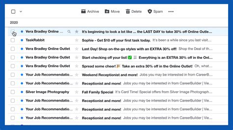 junk email in your inbox crossword