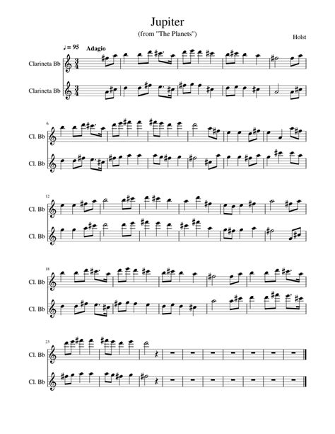 Jupiter Clarinet Duet