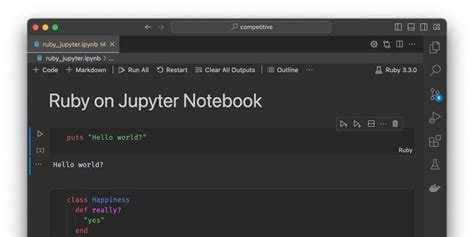 Jupyter Notebook Ruby Windows