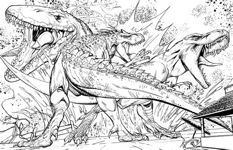 Jurassic World Coloring Pages: Bringing Dinosaurs To Life In Your Own Home