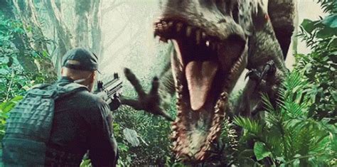 jurassic world t rex vs indominus rex gif