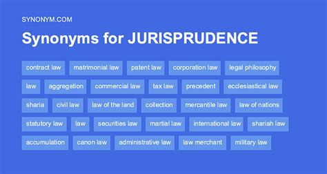 jurisprudence synonym