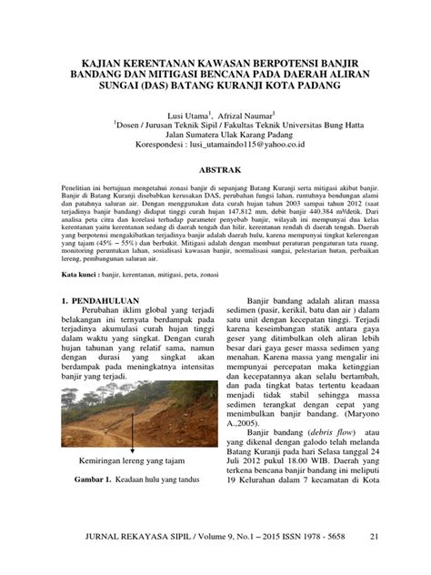 jurnal banjir di indonesia