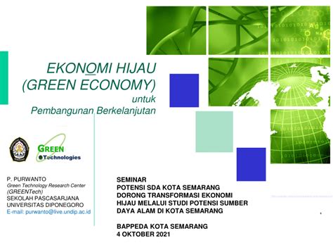 jurnal tentang green economy