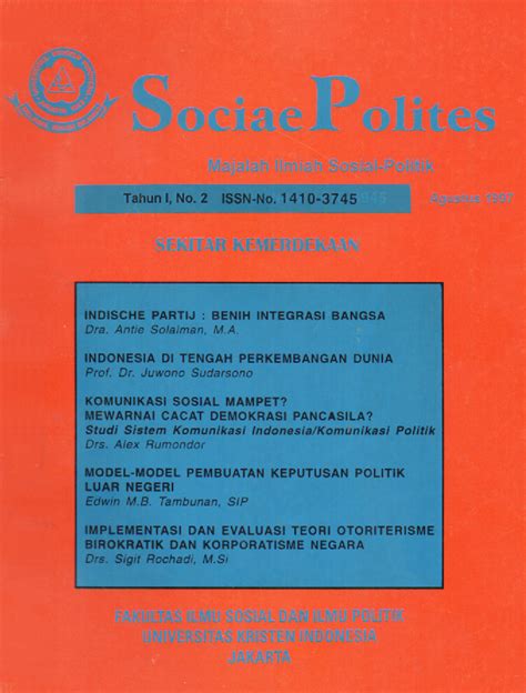 jurnal universitas kristen indonesia