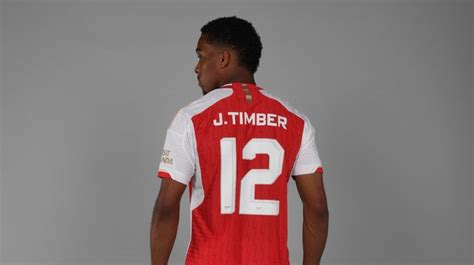 jurrien timber shirt number at arsenal