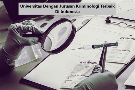 jurusan kriminologi di indonesia