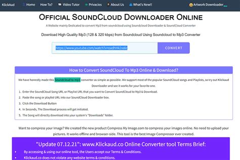 just Soundcloud To MP3 convertor To convert call
