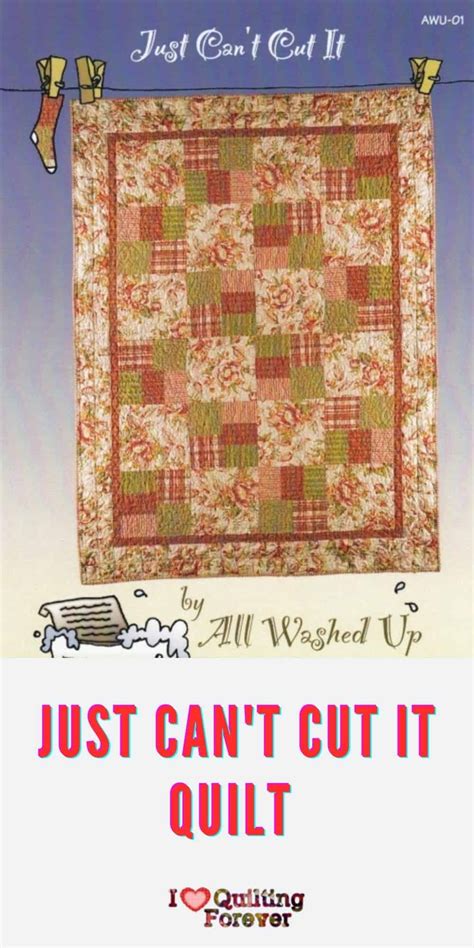 3 quick Quilt Patterns Just Can't Cut It This & Etsy