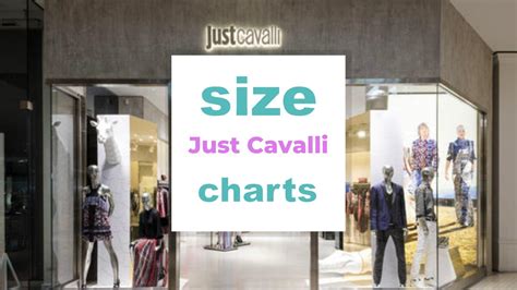 just cavalli jeans size guide