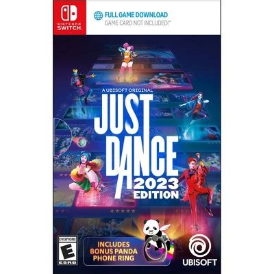 just dance nintendo switch game card