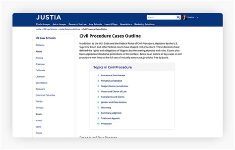 justia case search