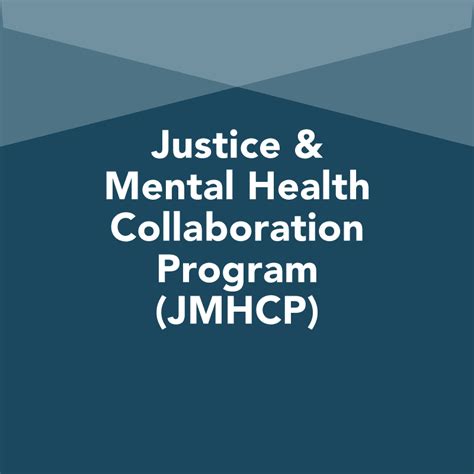 justice and mental health collaboration program benefits
