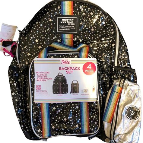 Justice Backpack Bundle