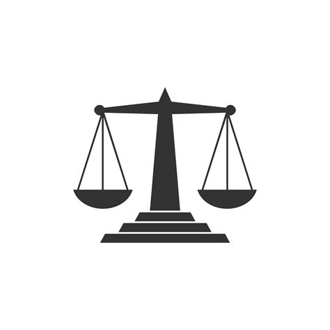 Justice Scale Logo Vector