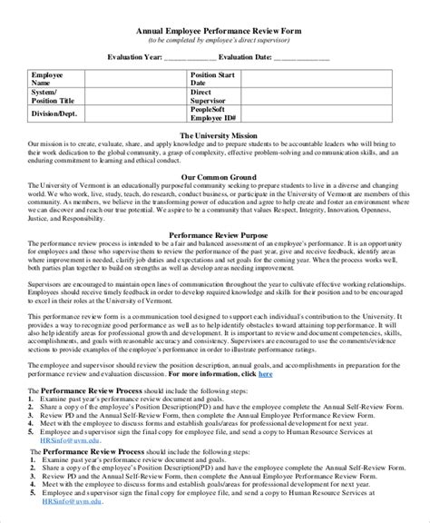 Justification For Employee Evaluation