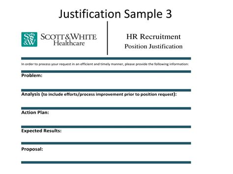 Justification To Keep A Position