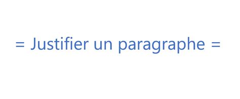 Bouton de justifier de texte Word