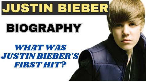 justin bieber biography in english