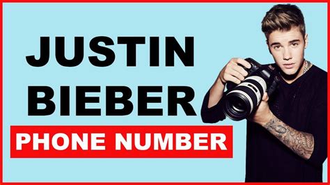 justin bieber contact number