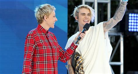 justin bieber ellen show songs