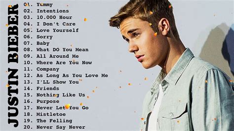 justin bieber most recent songs
